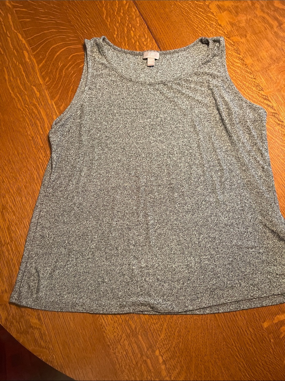 J. Jill  Wearever Silver Gray  Sleeveless Tank